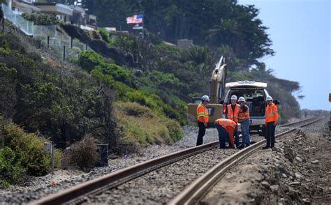 Orange County Transportation Authority declares emergency over threatened track in San Clemente